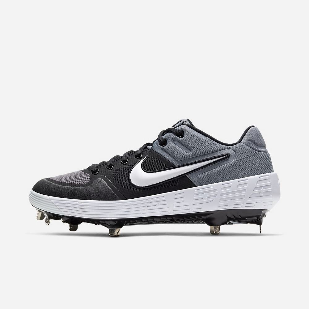 Crampon Baseball Nike Alpha Huarache Elite 2 Low Noir 5290-613 Black/Cool Grey Femme | JVS-35167309